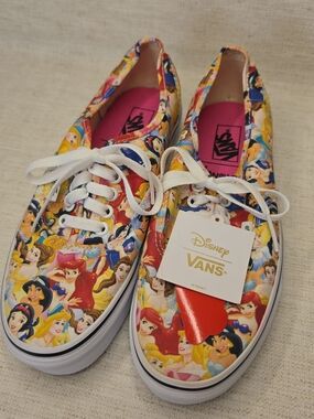 Vans x Disney Kids' Princess Print Lace-Up Sneakers - Multicolor